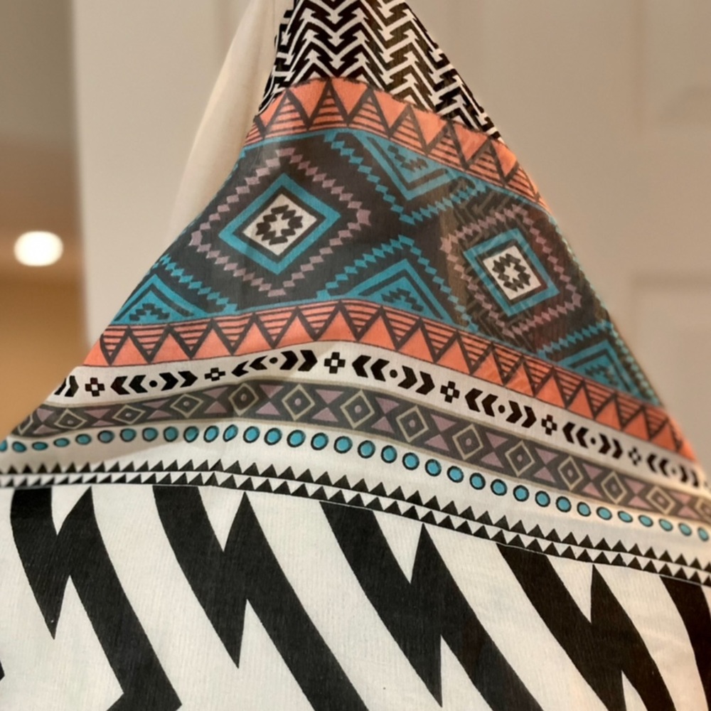 Large Tribal Print Scarf